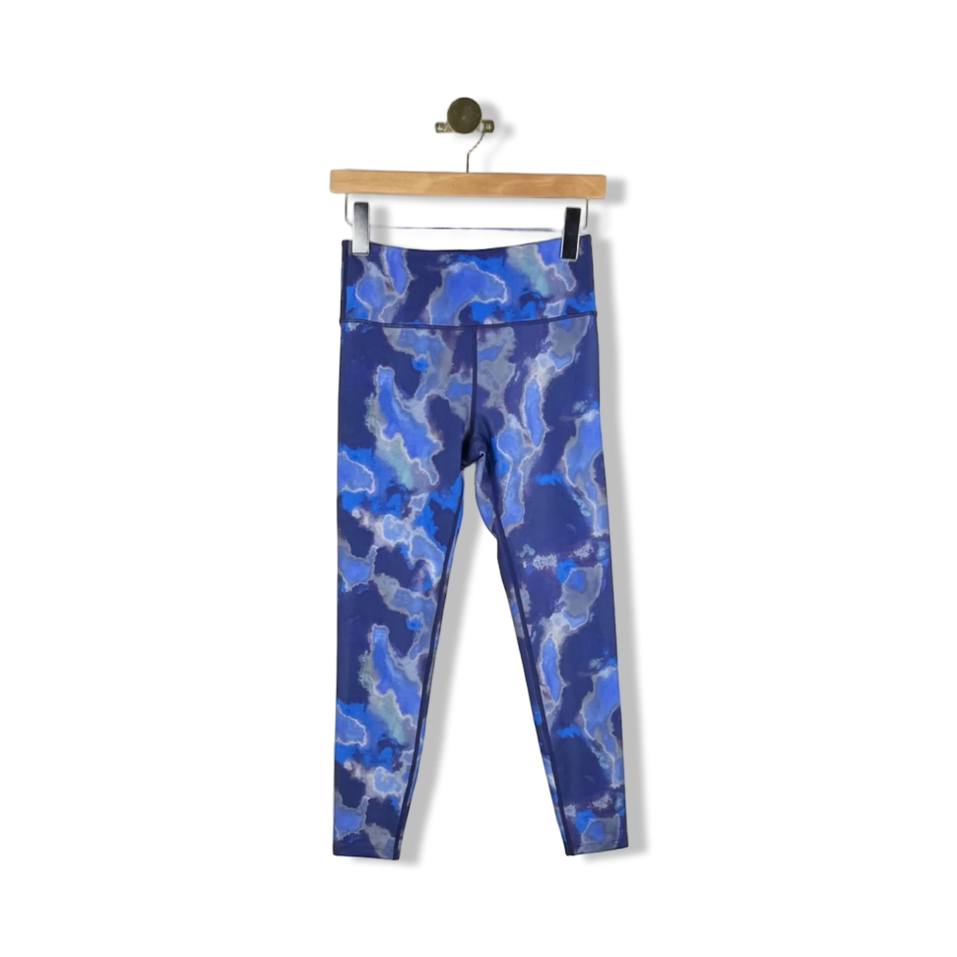 Aqua Patterned Leggings - Image 2