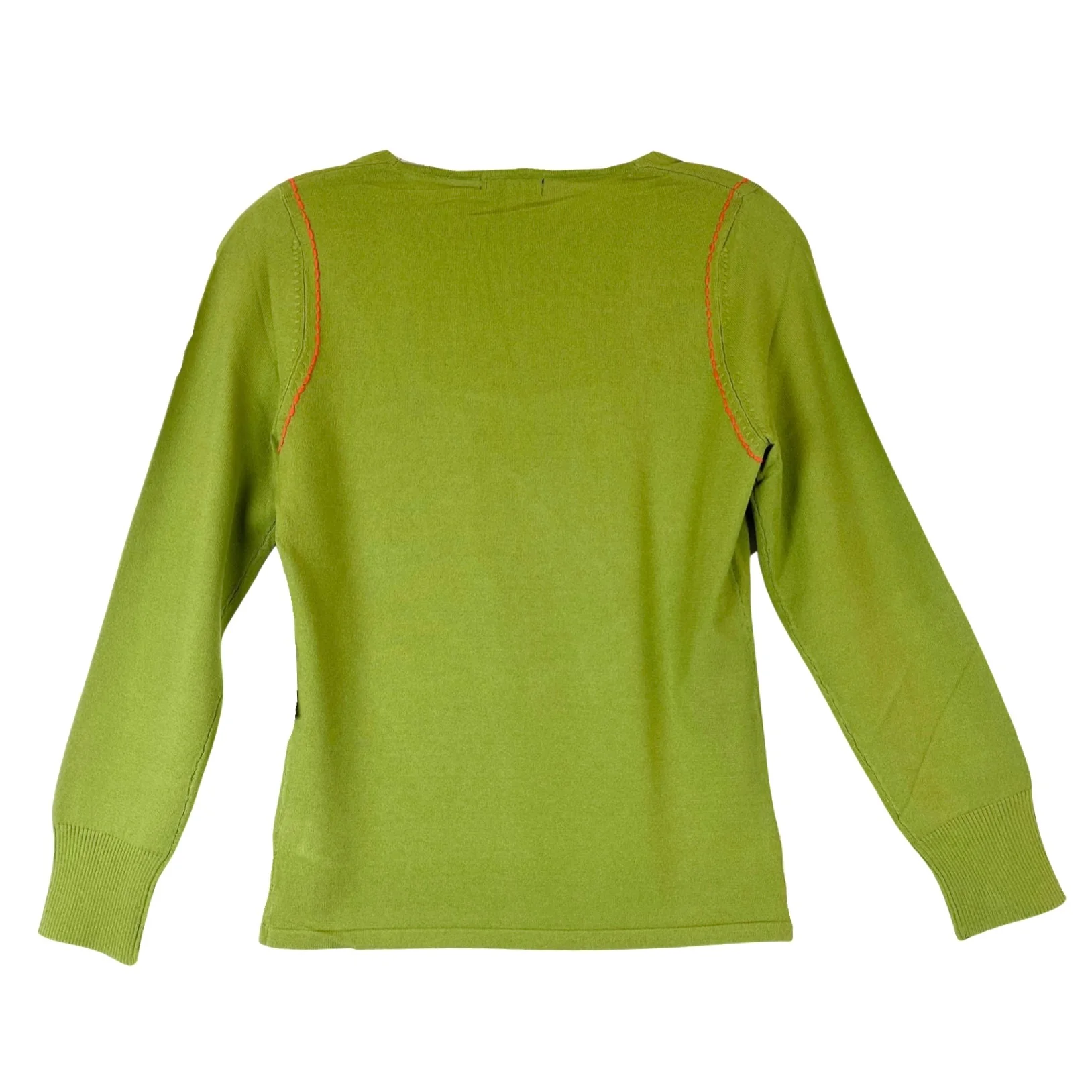 BCBGMAXAZRIA Contrast Stitch Knit Top - Image 4