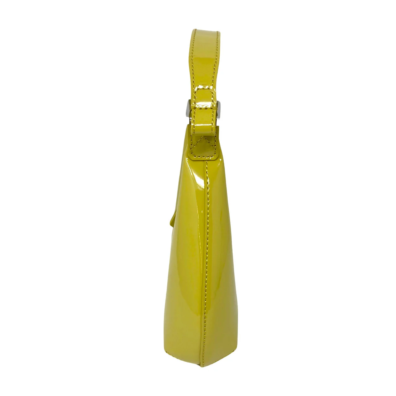 By Far Baby Amber Pear Patent Leather Purse - Image 3