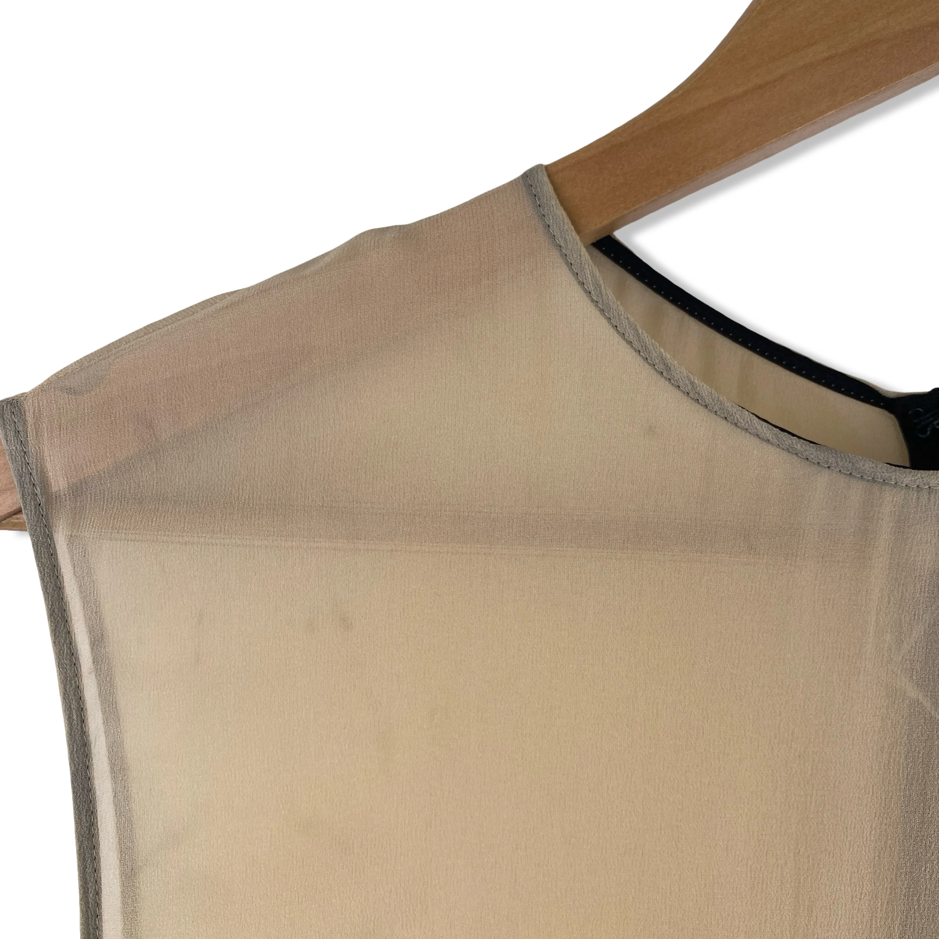Celine Colorblock Sheer Sleeveless Dress - Image 5
