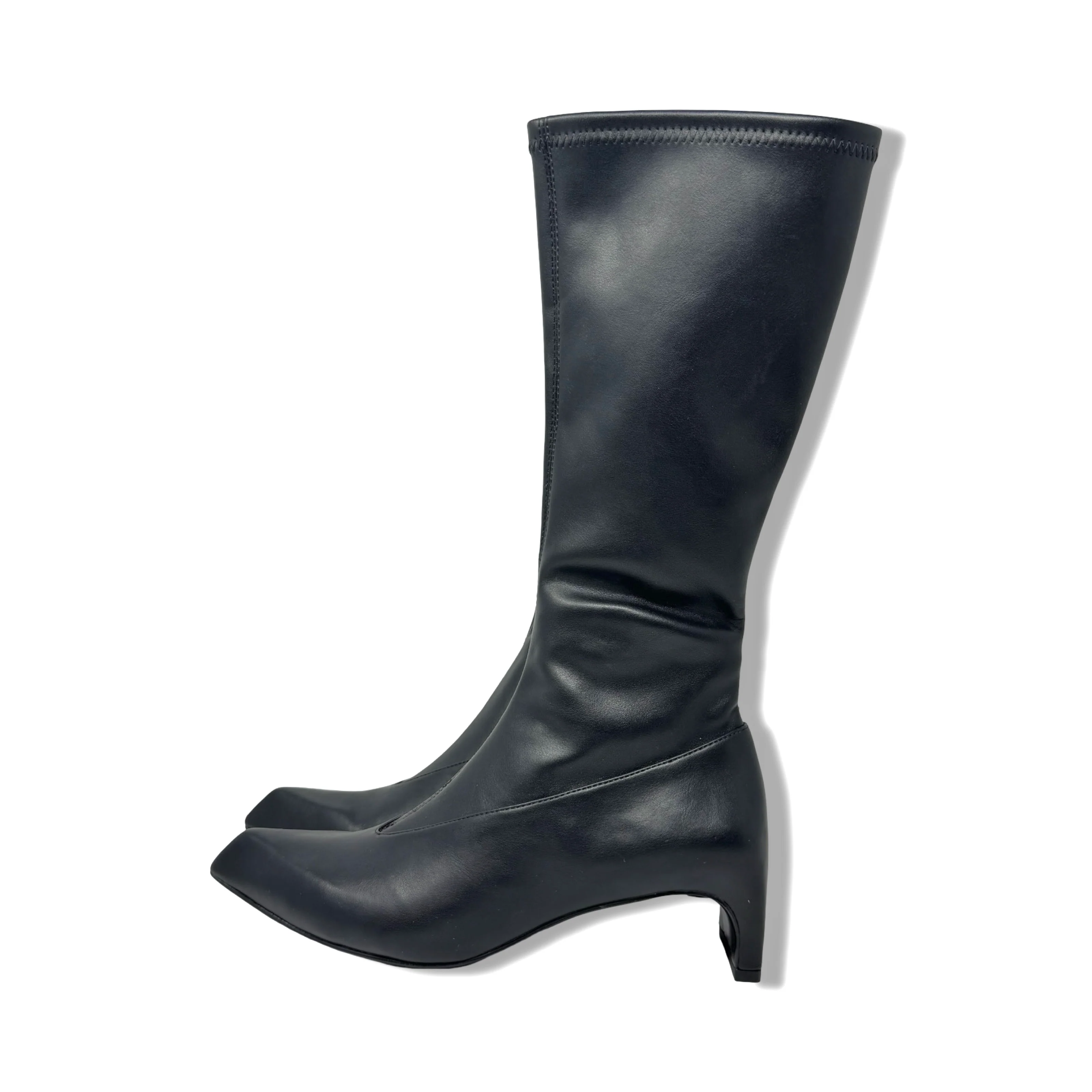Charles & Keith Lorde Blade-Heel Pointed-Toe Calf Boots - Image 3