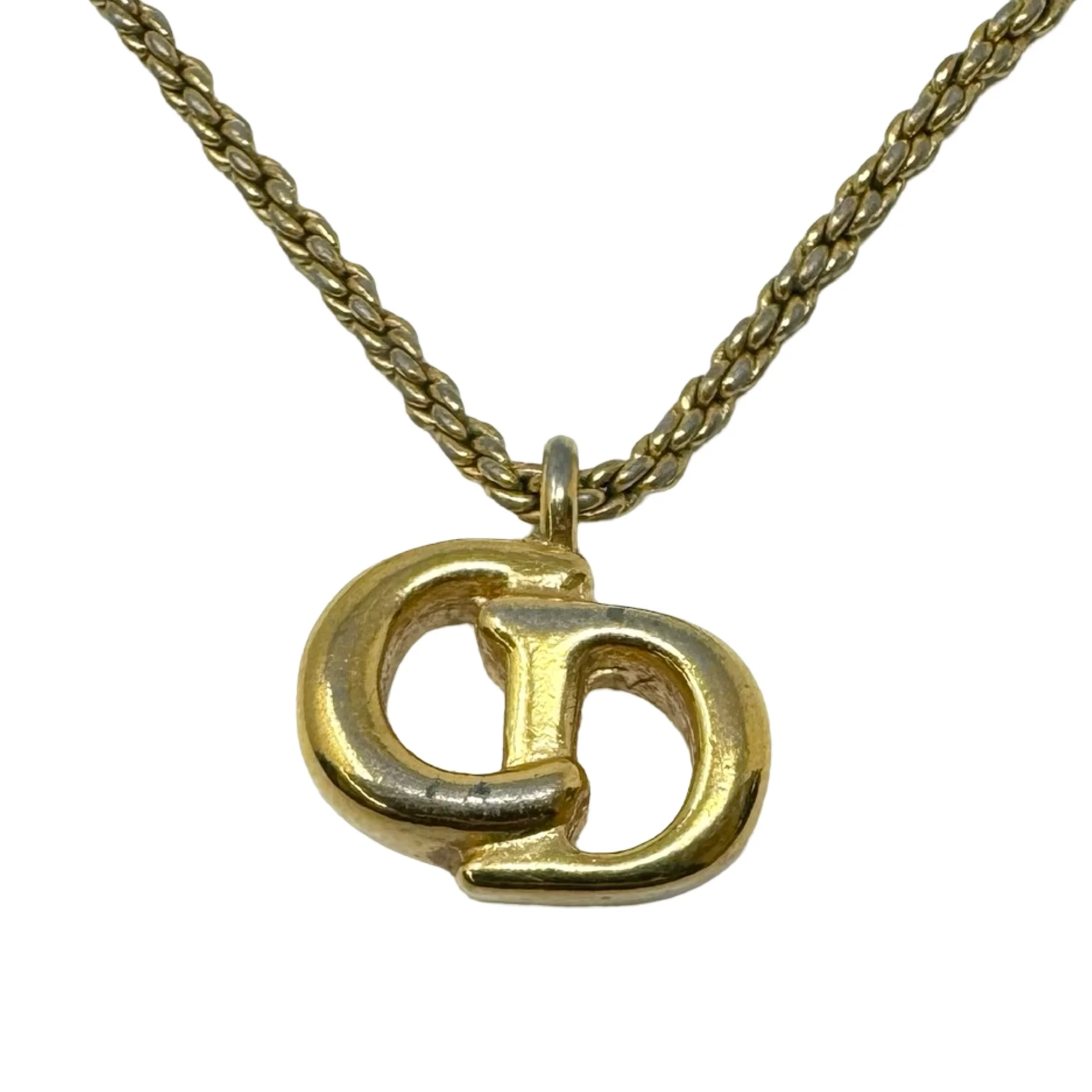 Christian Dior CD Pendant Necklace - Image 5