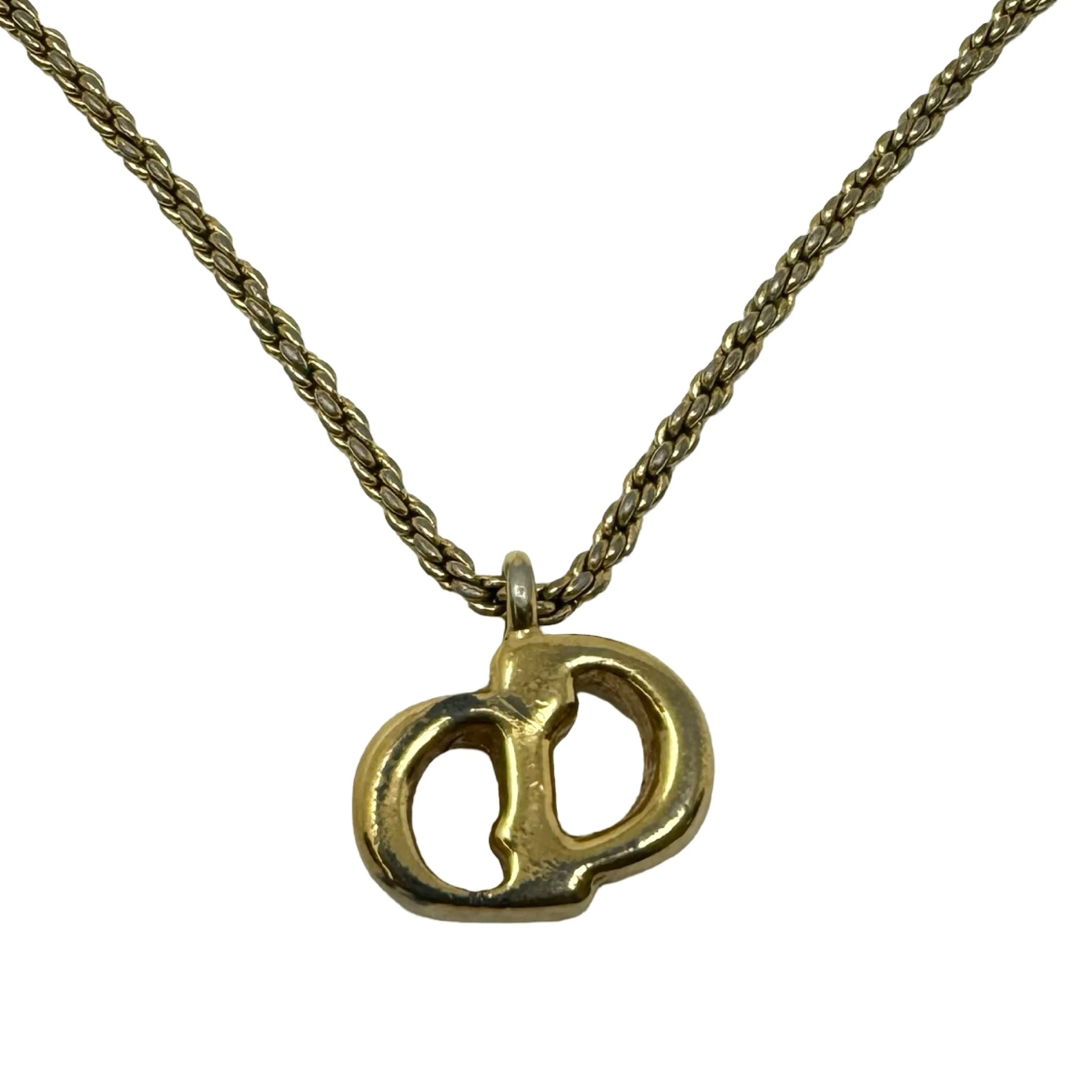 Christian Dior CD Pendant Necklace - Image 6