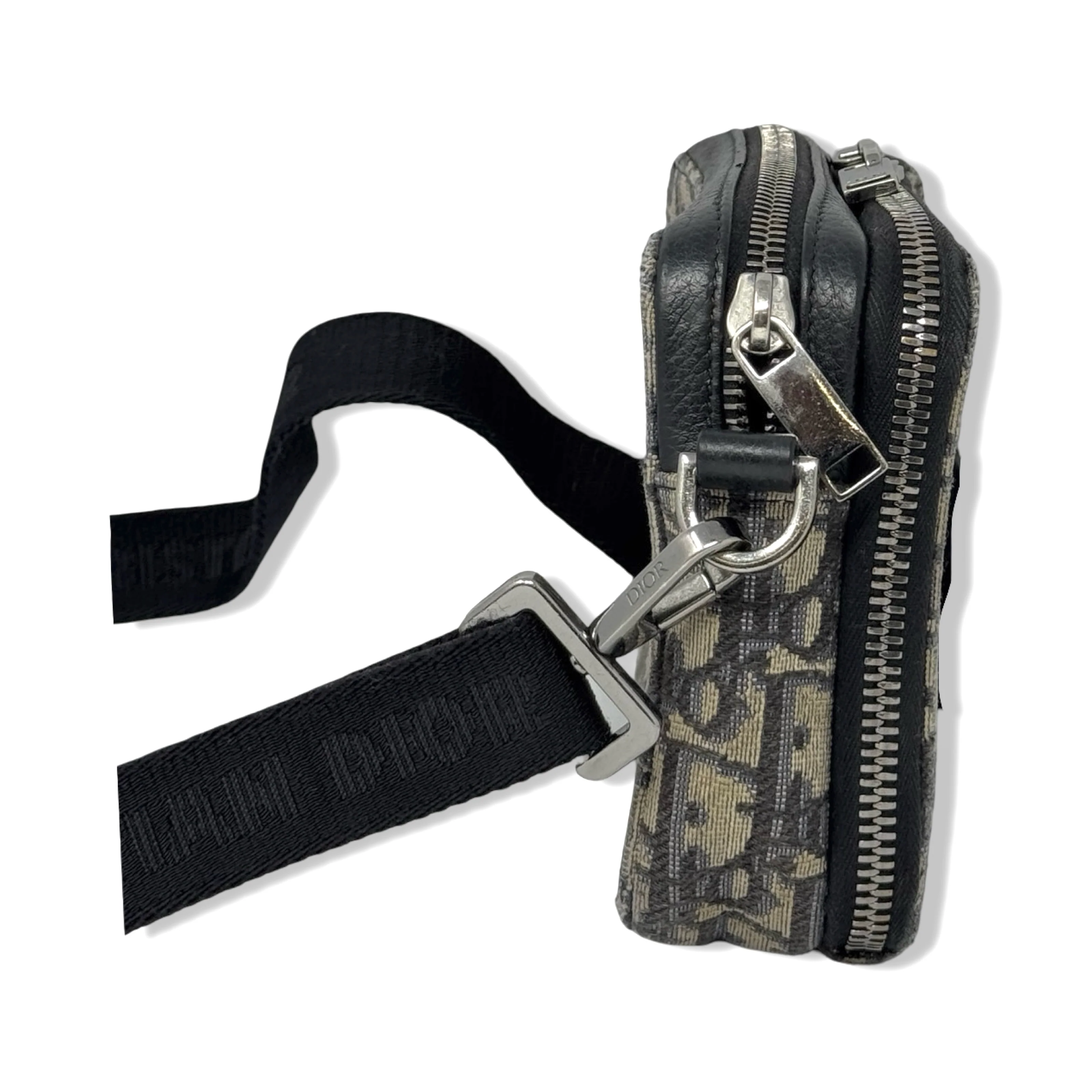 Christian Dior Oblique Shoulder Strap Pouch - Image 3