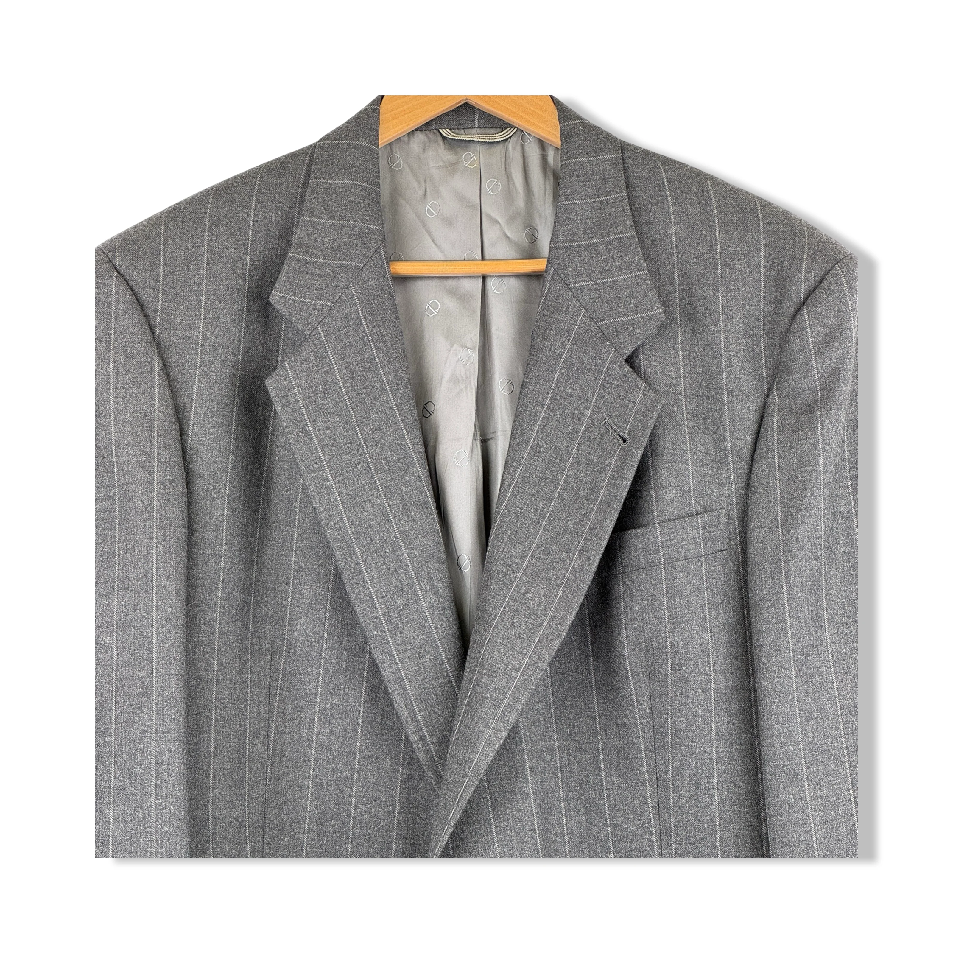 Christian Dior Pin Stripe Wool Blazer - Image 3