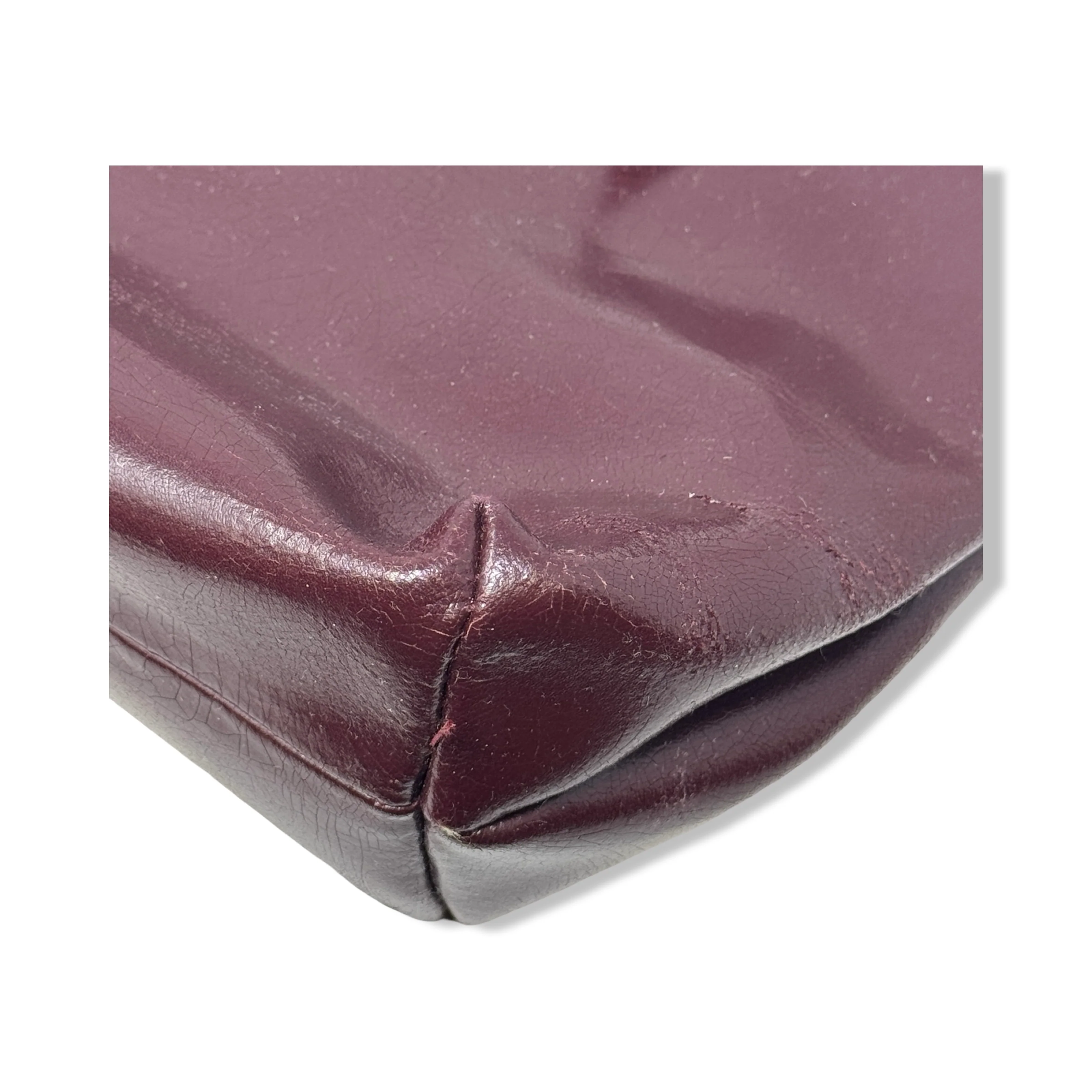 Desmo Patent Leather Handbag - Image 6