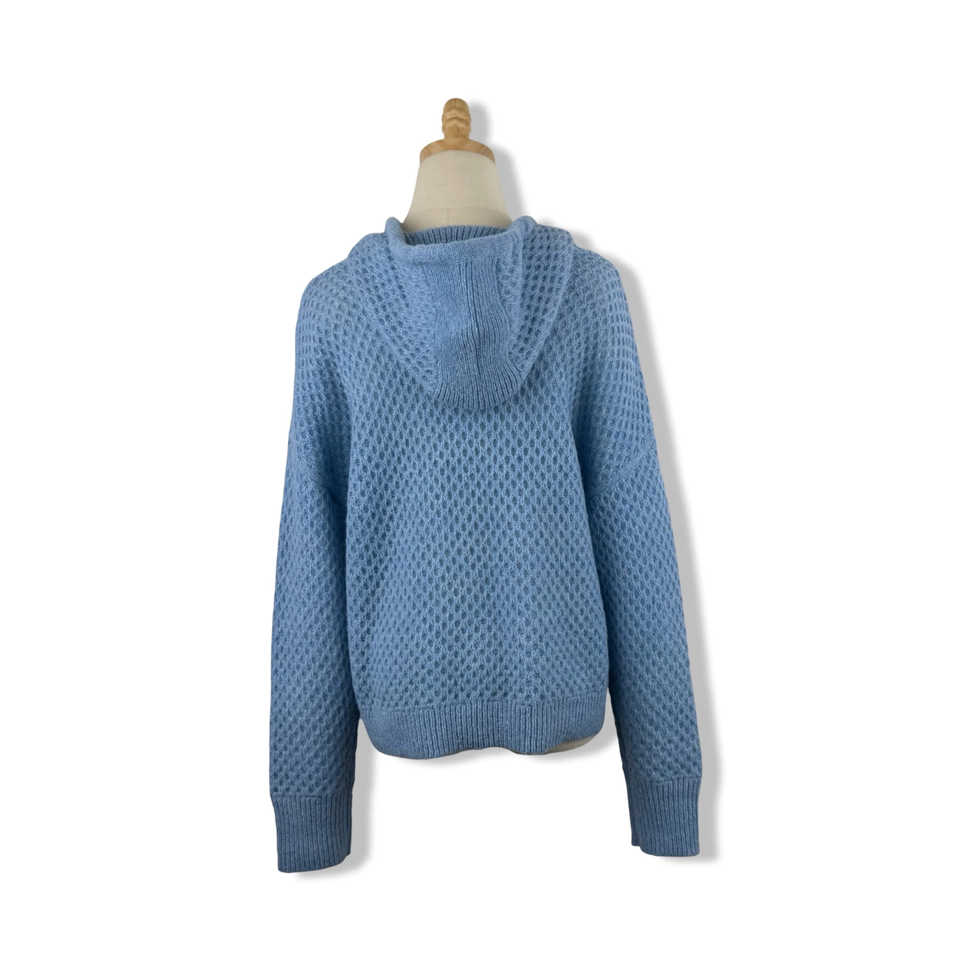 Elliott Lauren Hooded Waffle Knit Pullover - Image 3