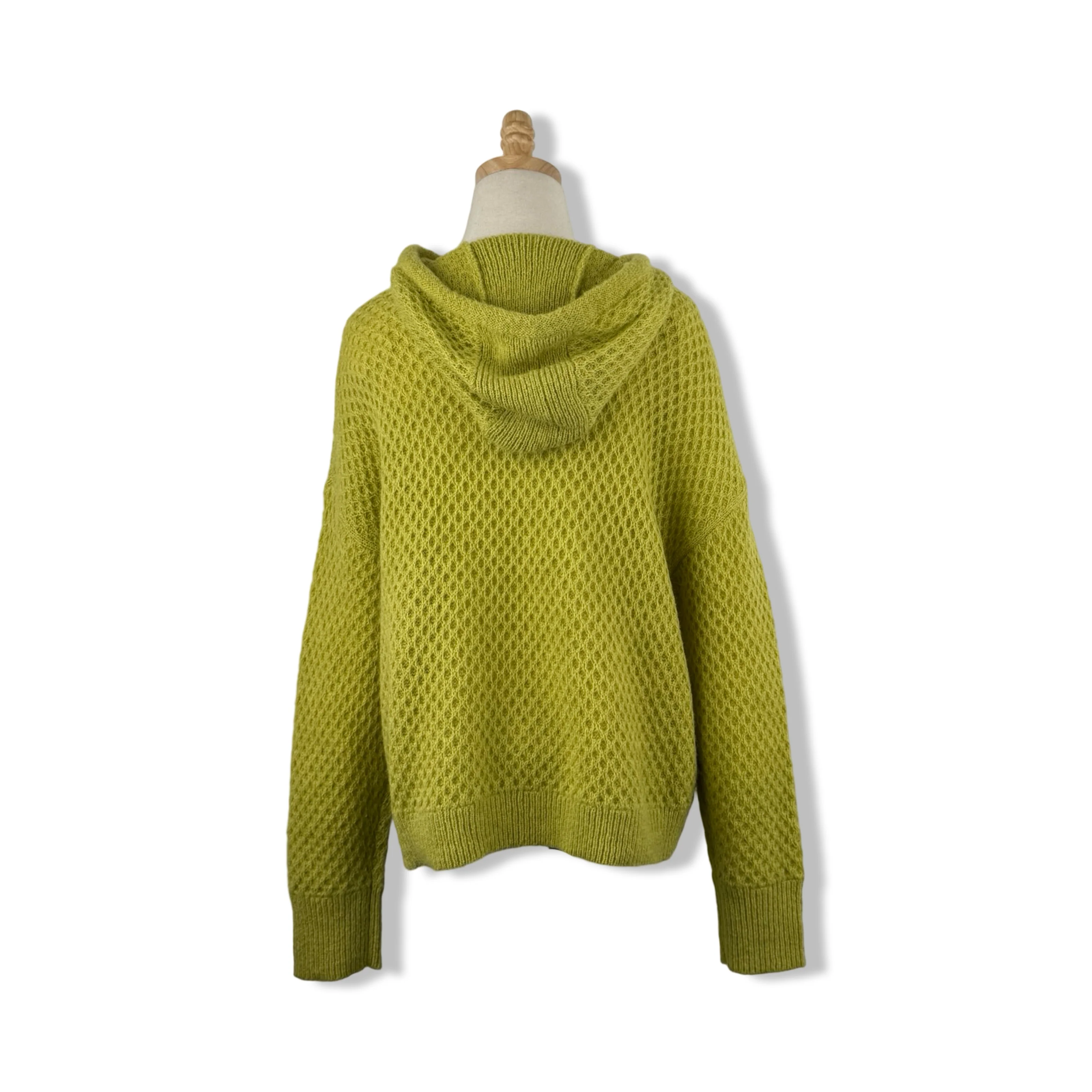Elliott Lauren Hooded Waffle Knit Pullover - Image 4
