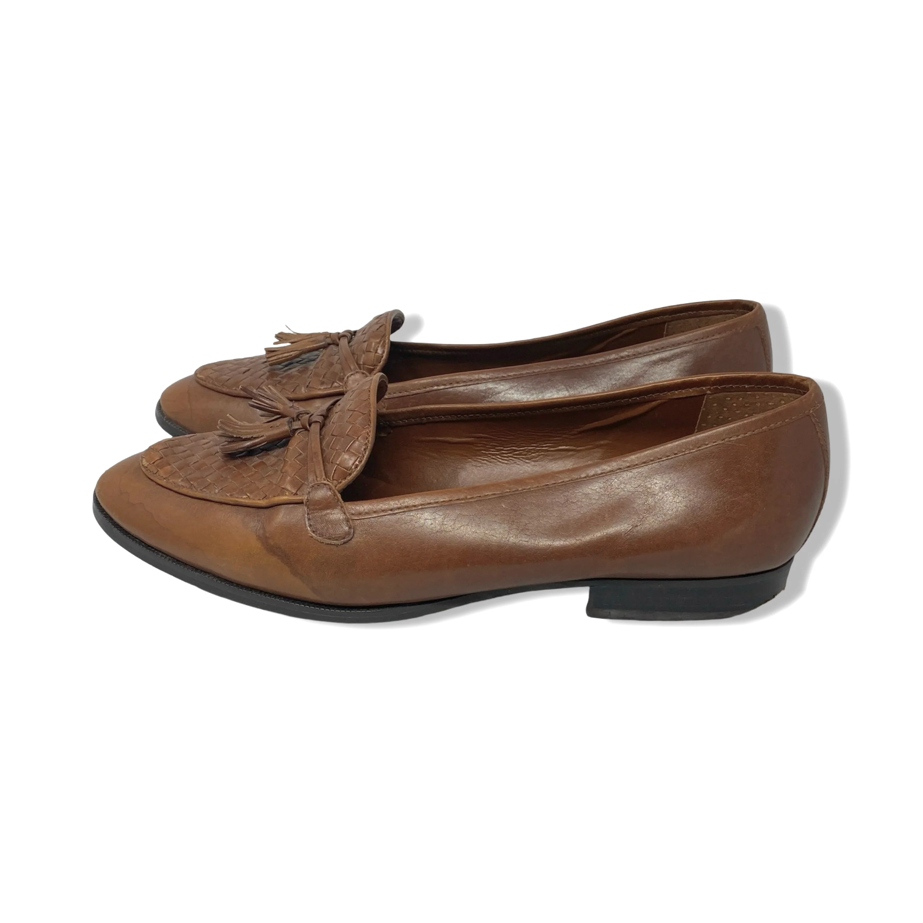 Etienne Aigner Leather Flats - Image 3