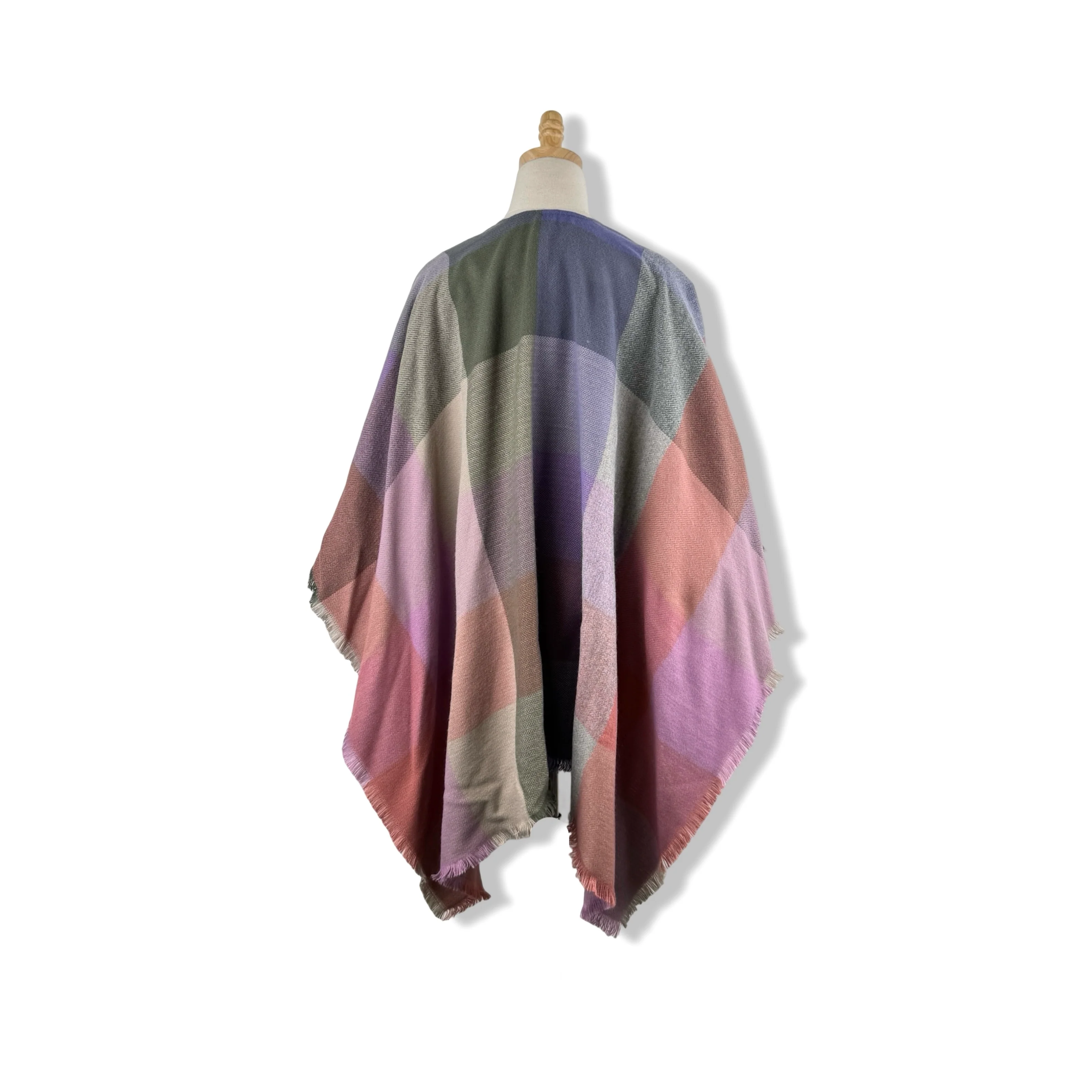Fraas Colorblock Open Front Ruana - Image 2