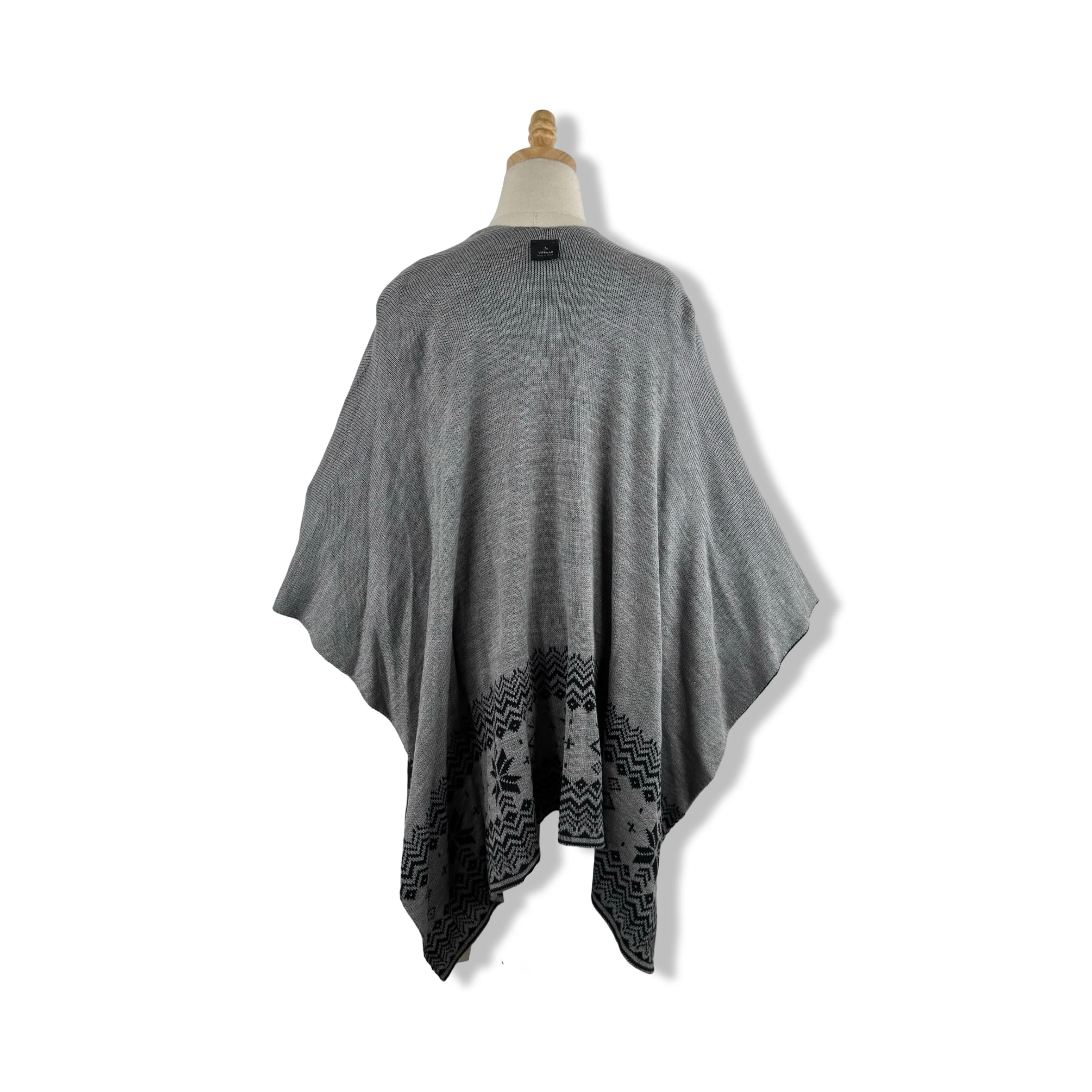 Fraas Double Sided Fair Isle Ruana - Image 2