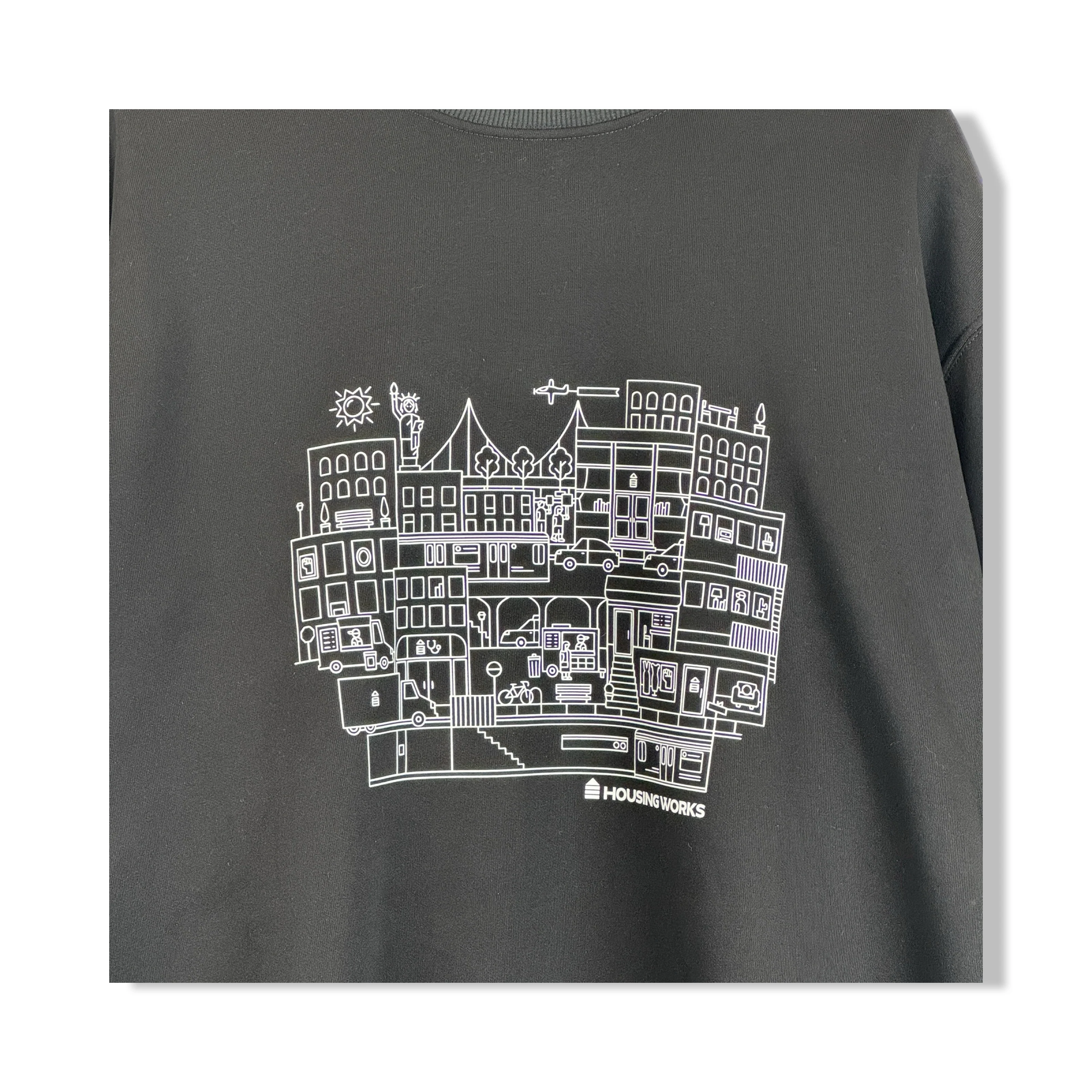 Housing Works Cityscape Crewneck - Image 3