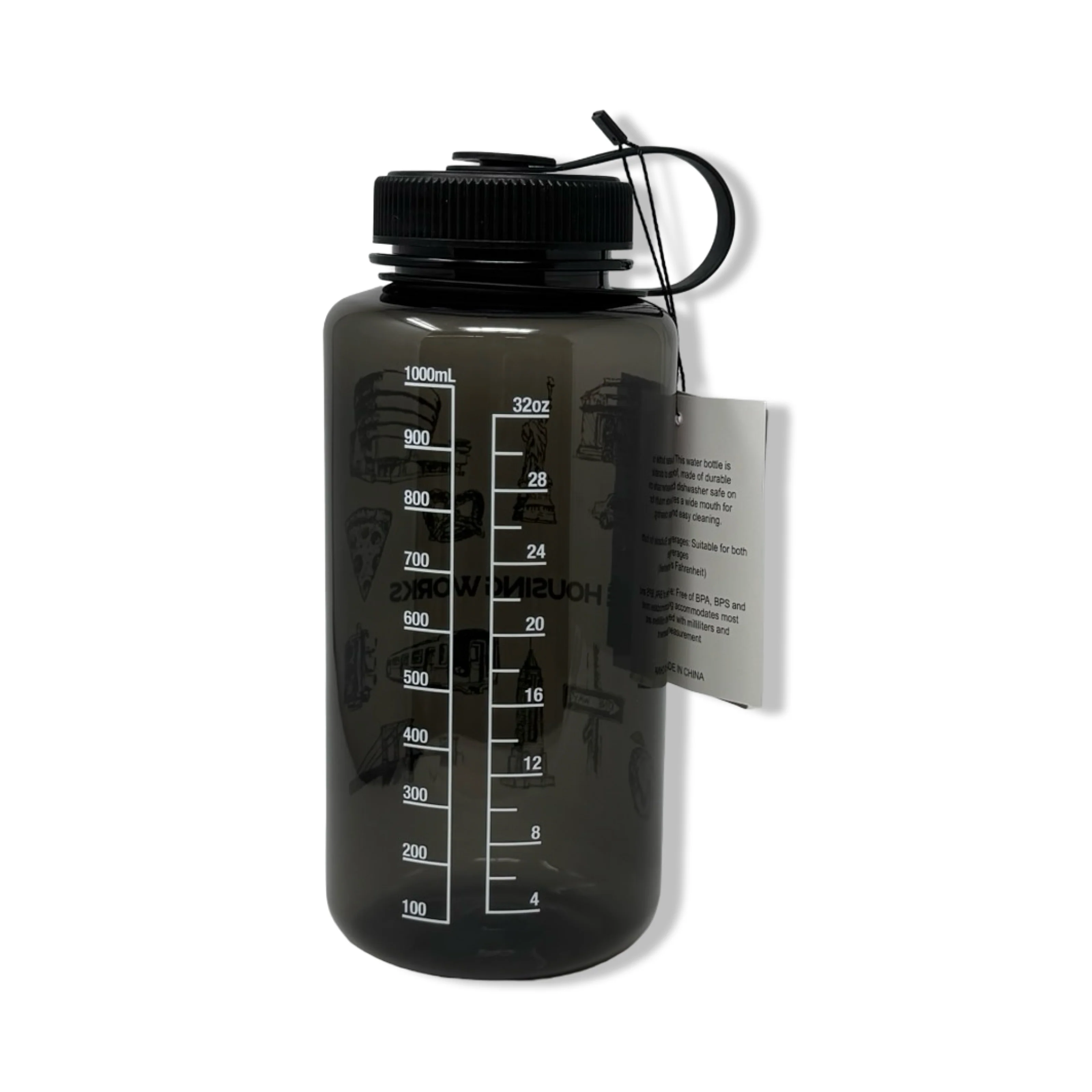 Housing Works New York City Graphics Water Bottle - Image 4