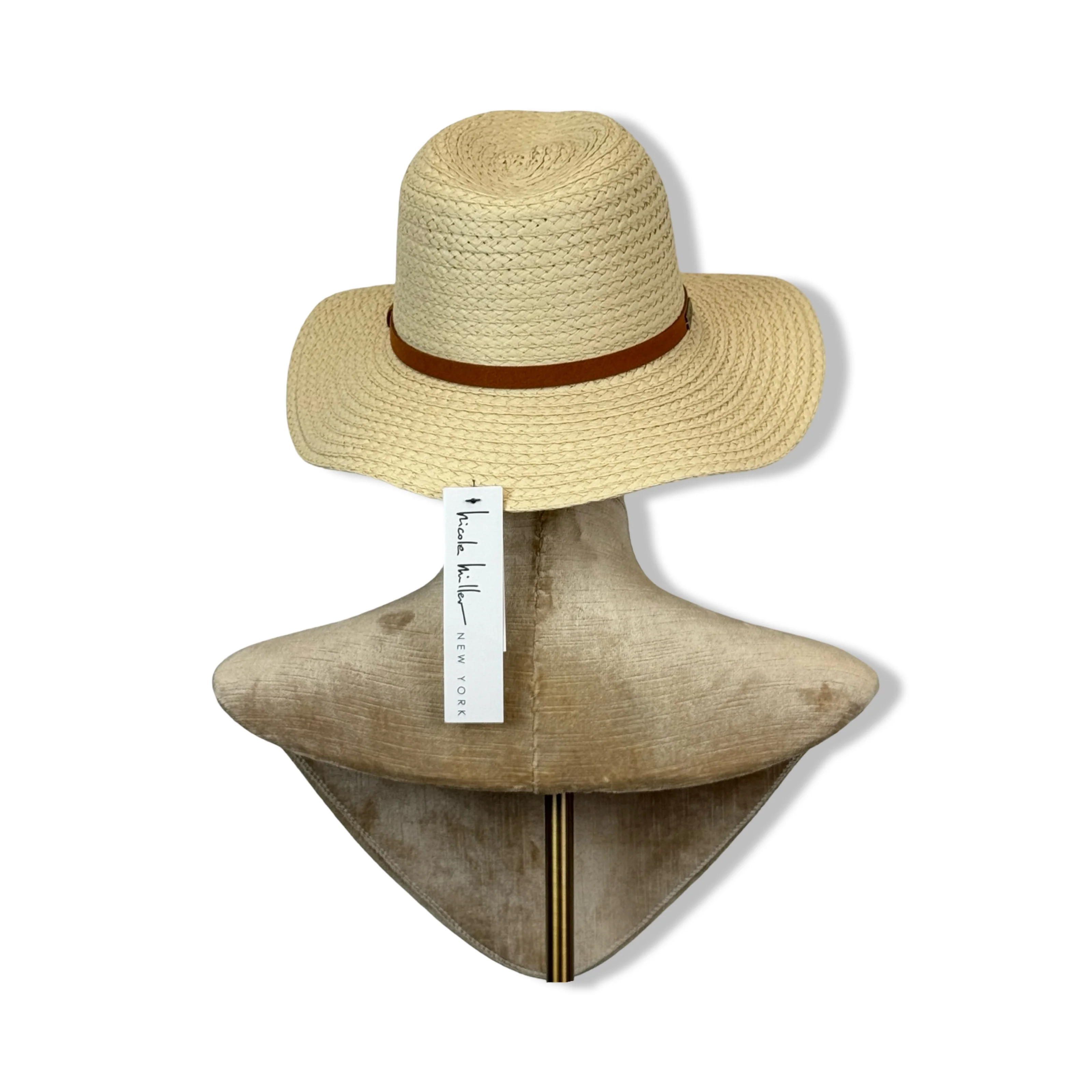 Nicole Miller Suede Hat Band Hat - Image 2
