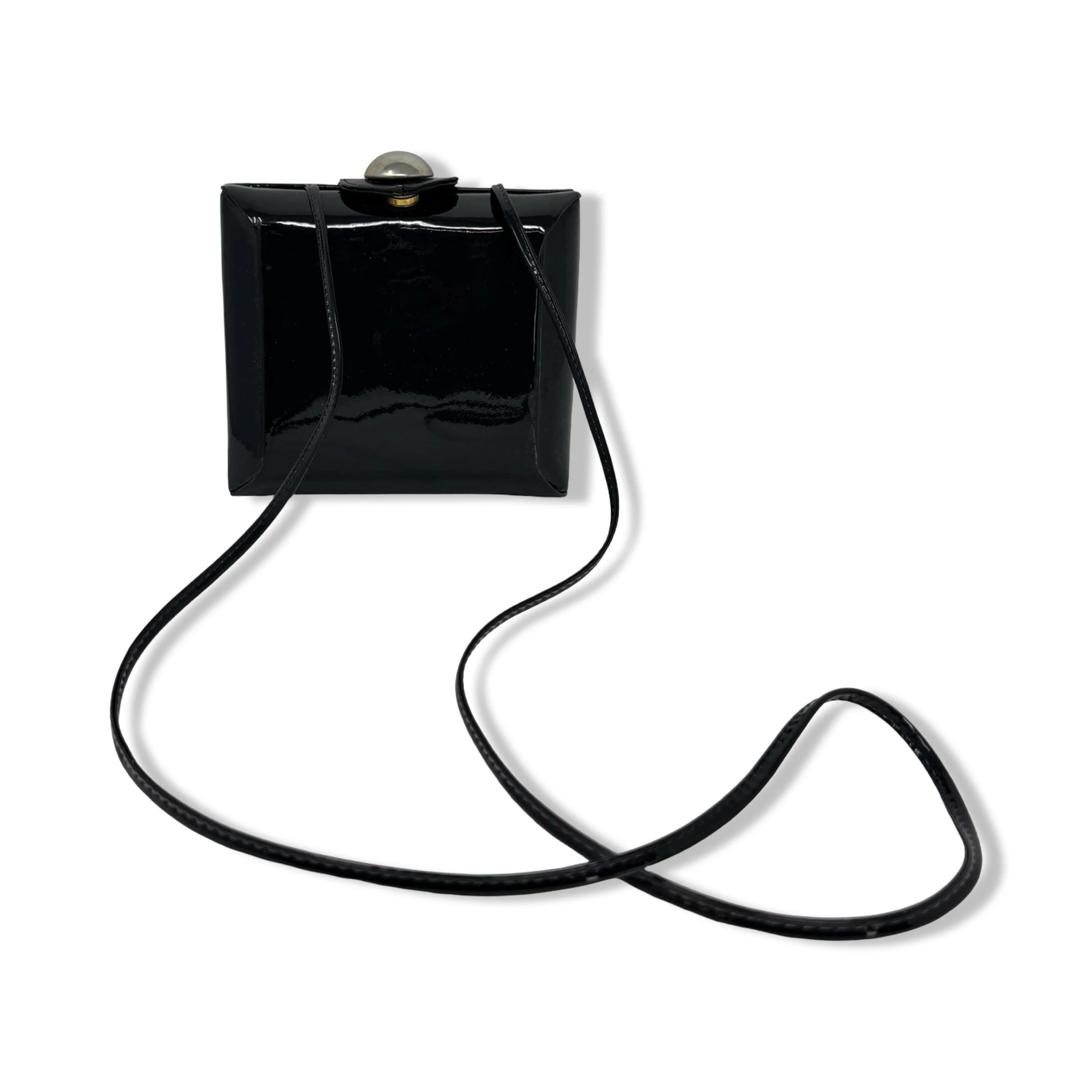 Vintage R.J. Graziano  Box Top Stud Box Crossbody Bag - Image 4