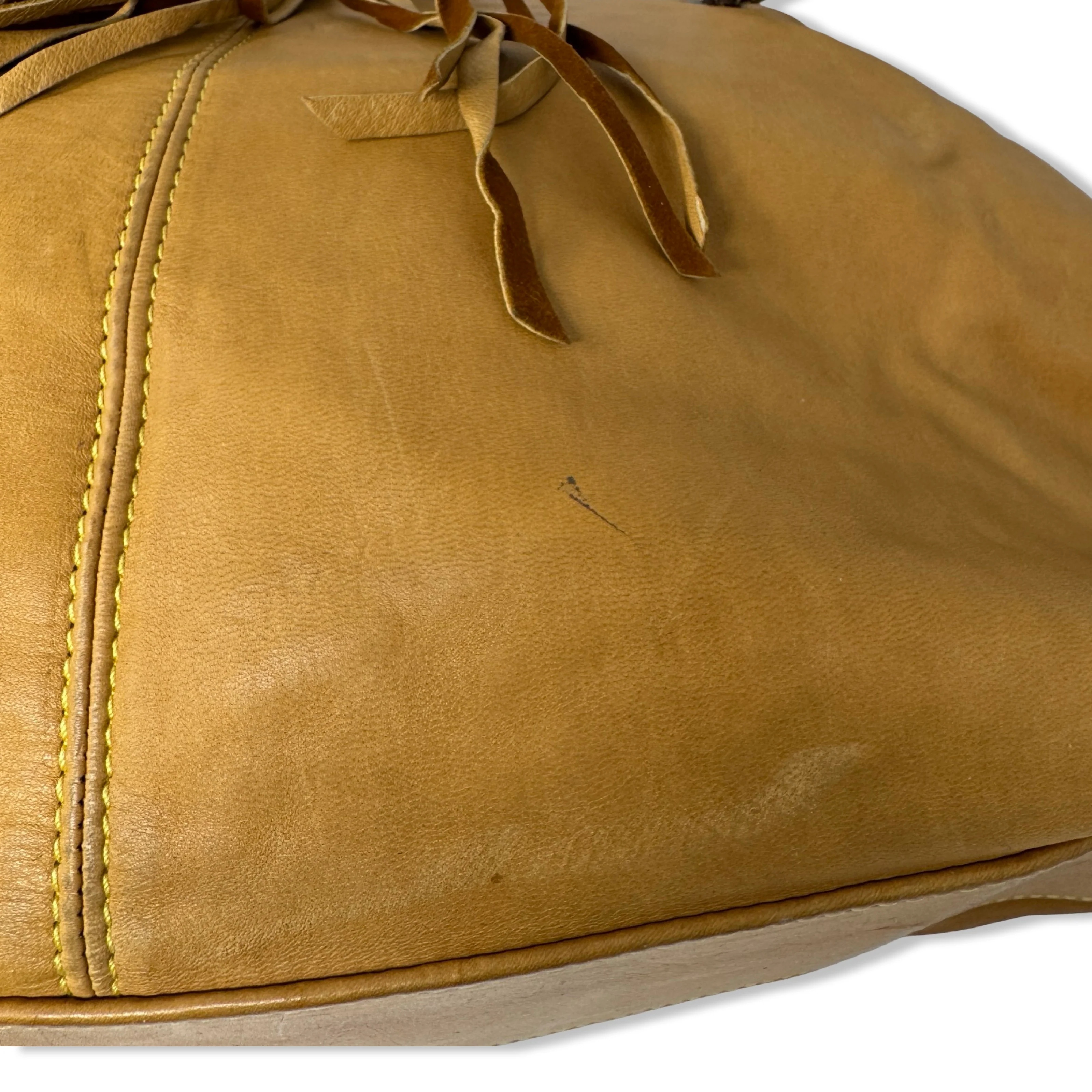 Vintage R.J. Graziano Leather Tassel Oversized Handbag - Image 10