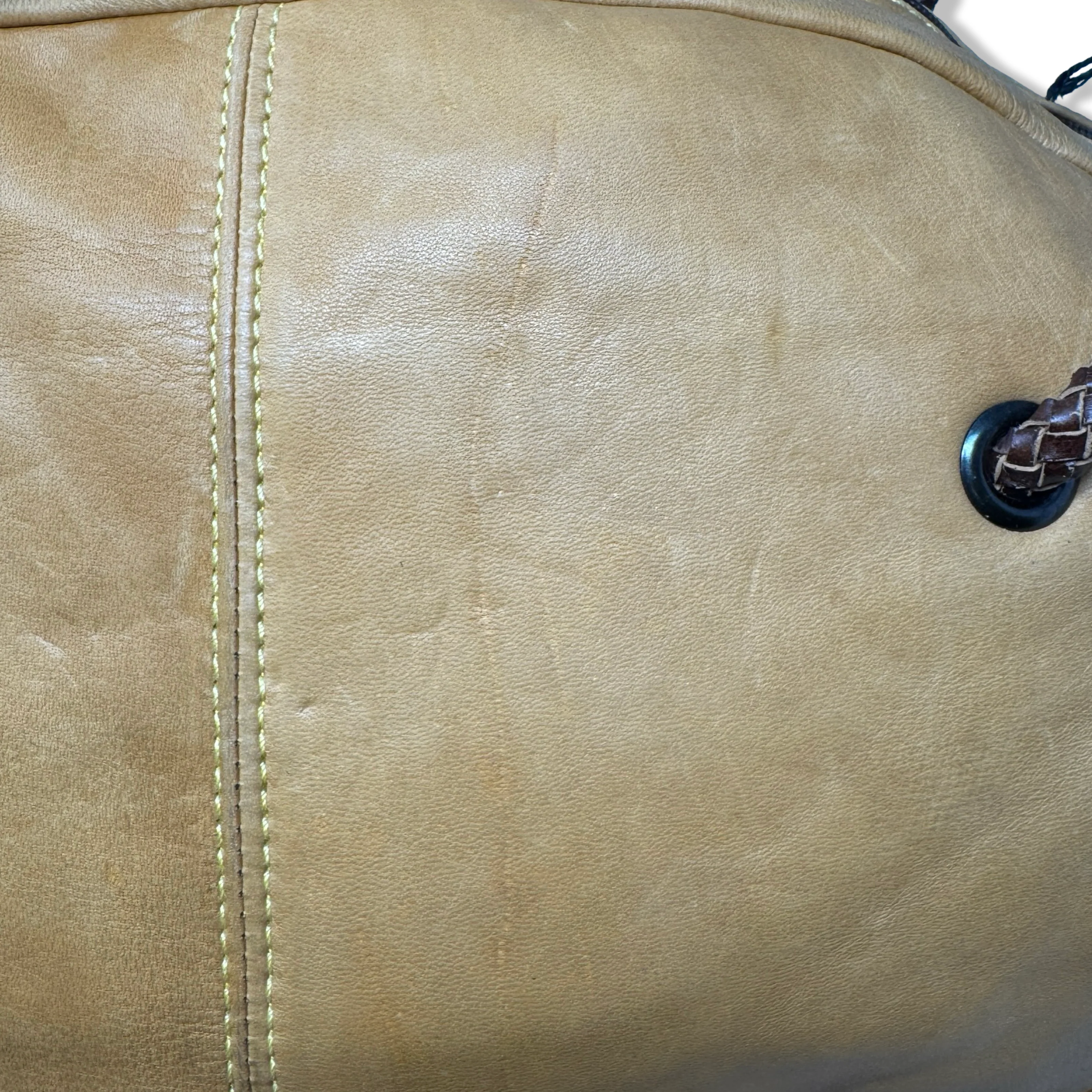 Vintage R.J. Graziano Leather Tassel Oversized Handbag - Image 8