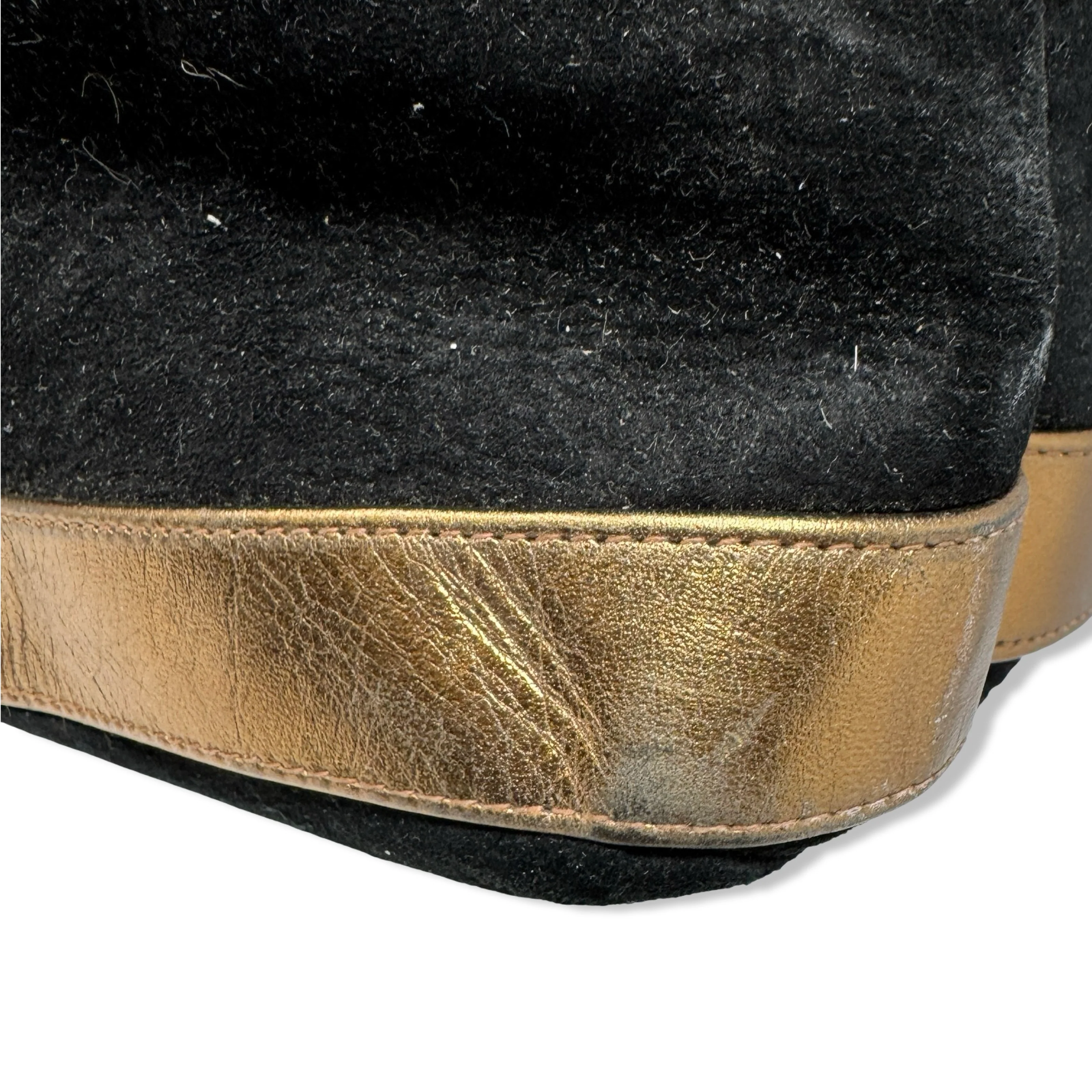 Vintage R.J. Graziano Leopard Print Suede Shoulder Bag - Image 8