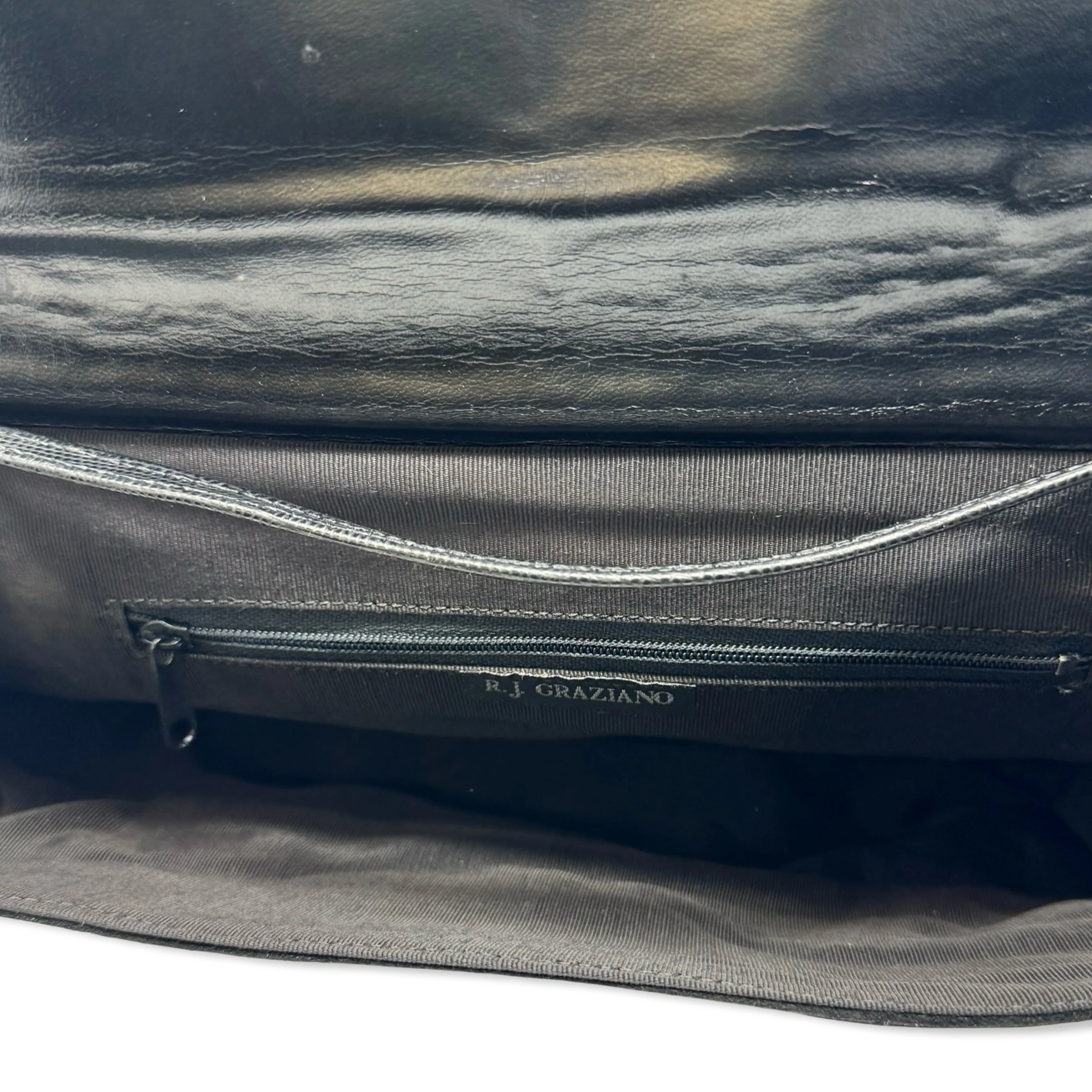 Vintage R.J. Graziano Suede Clutch - Image 7