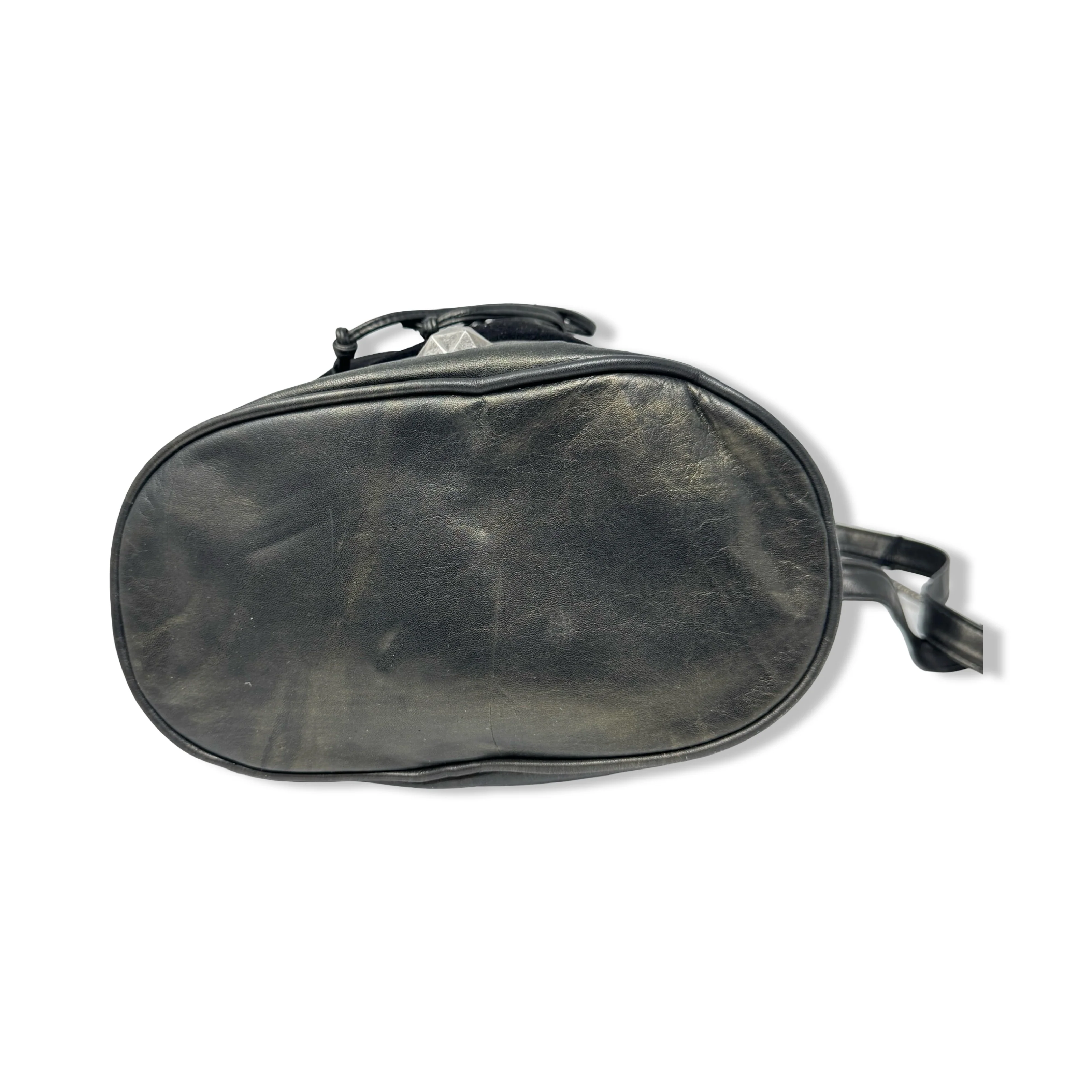 Vintage R.J. Graziano Suede Crossbody Bucket Bag - Image 5