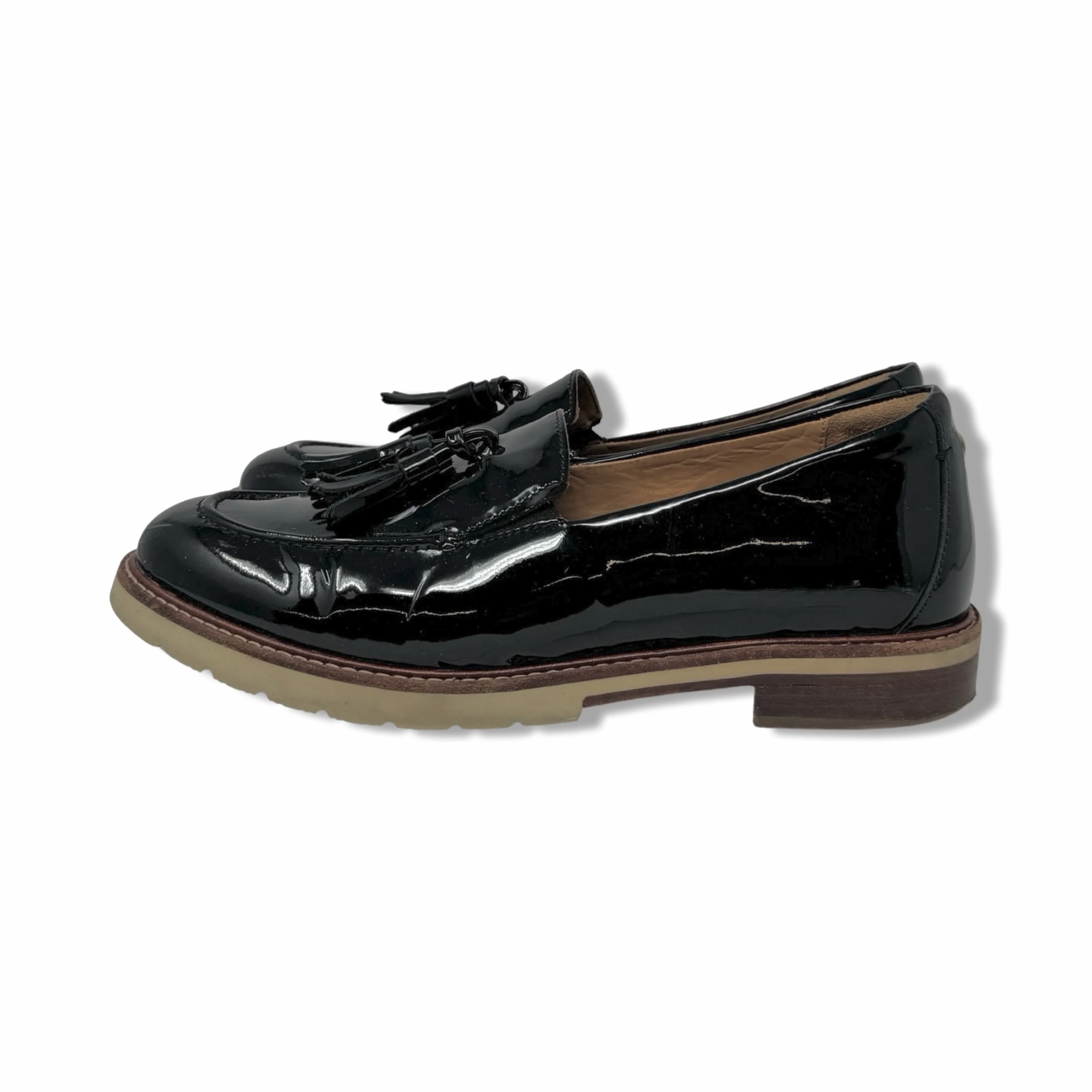 Samuel Hubbard Tailored Patent Leather Loafers - Image 3