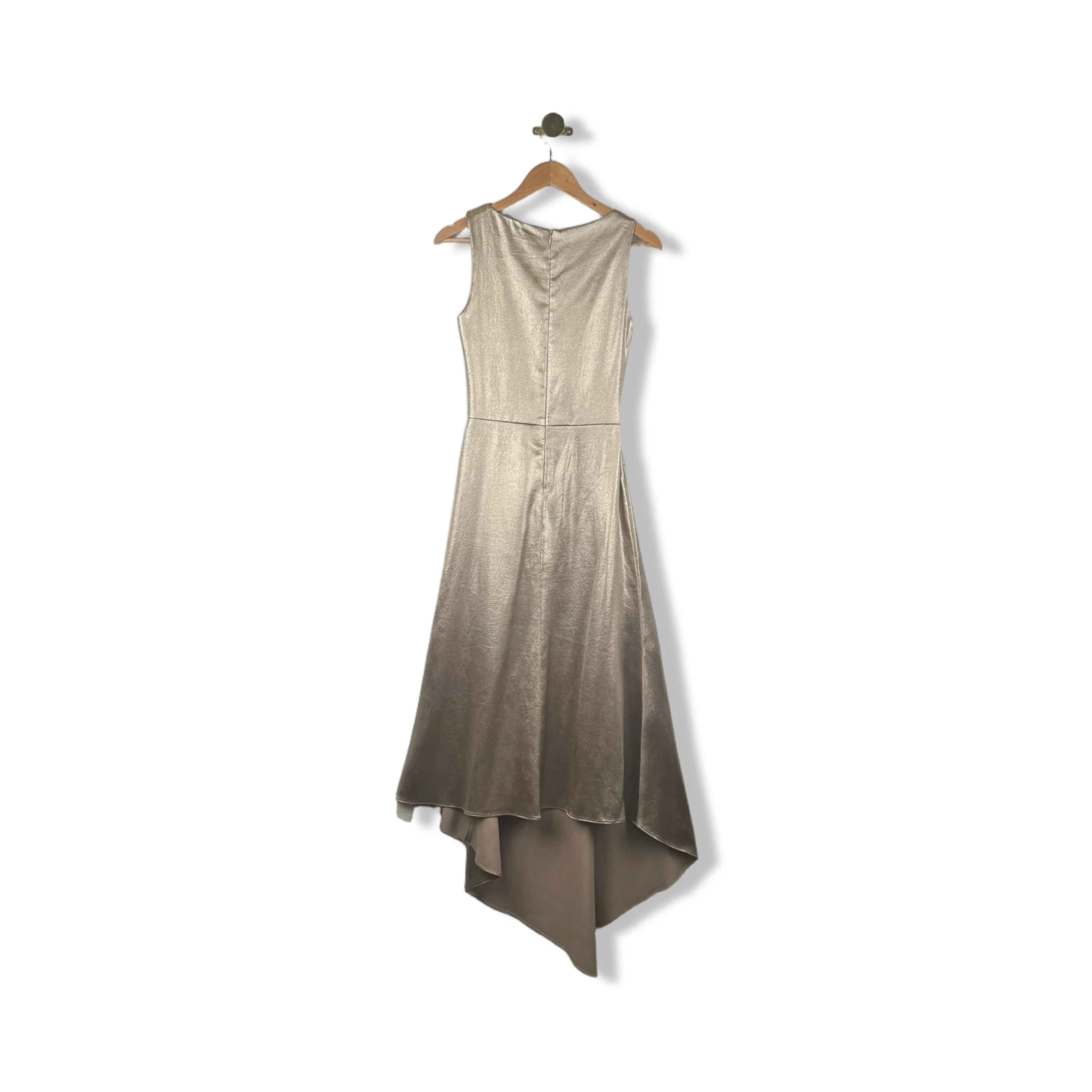 Shoshanna Metallic Ruffle Maxi Dress - Image 2