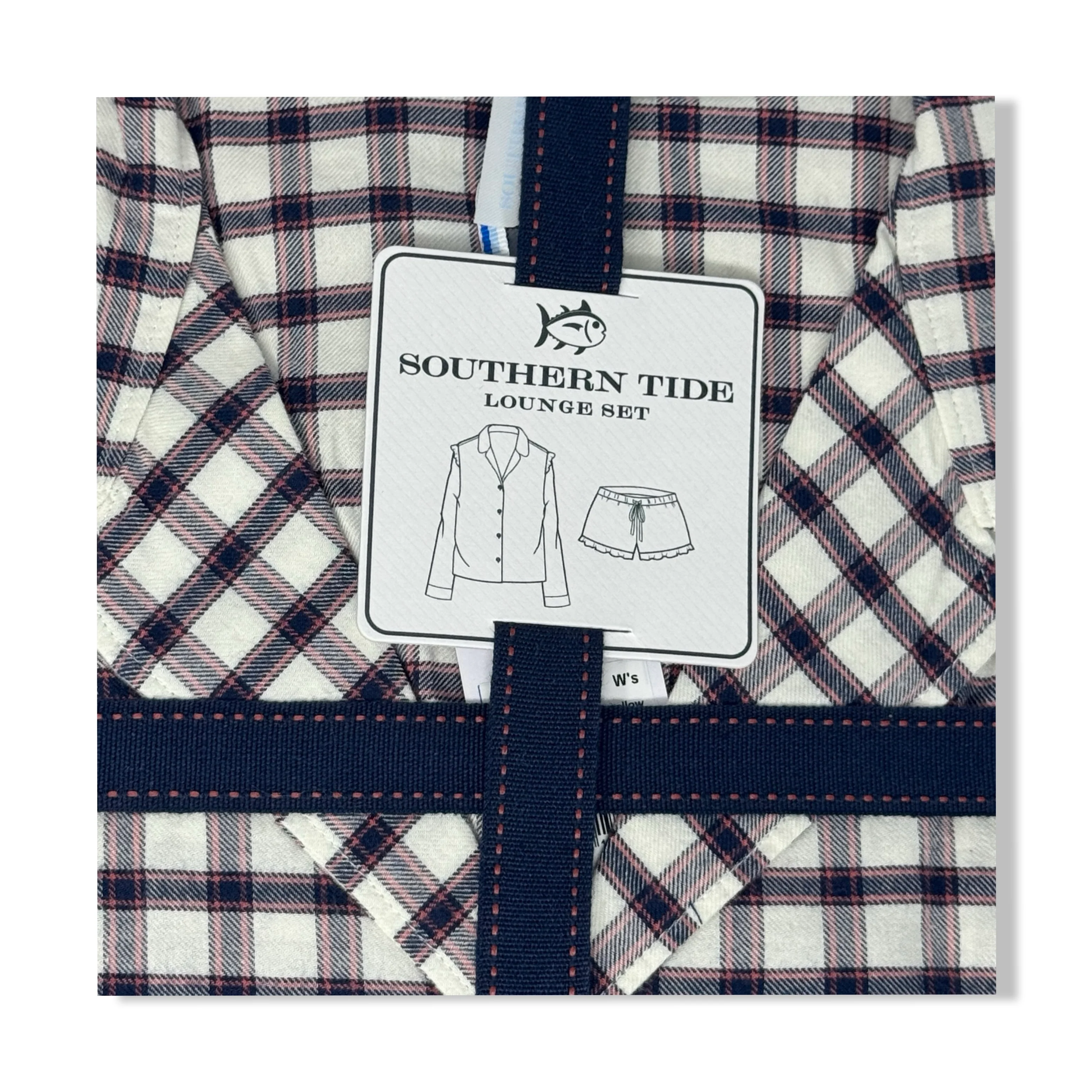 Southern Tide Silverleaf Plaid Lounge Set - Image 3