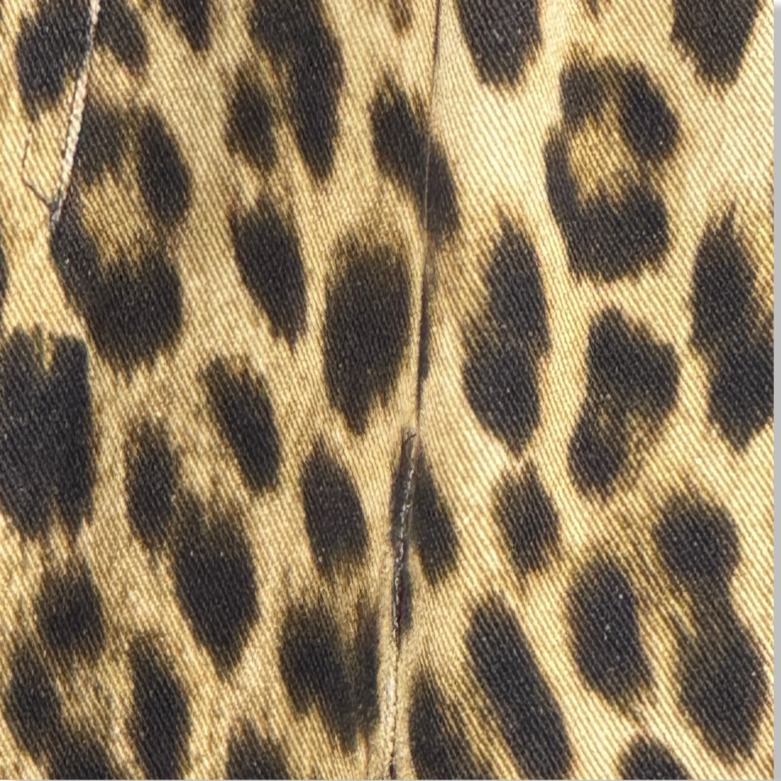 SportMax Leopard Print Denim Dress - Image 3