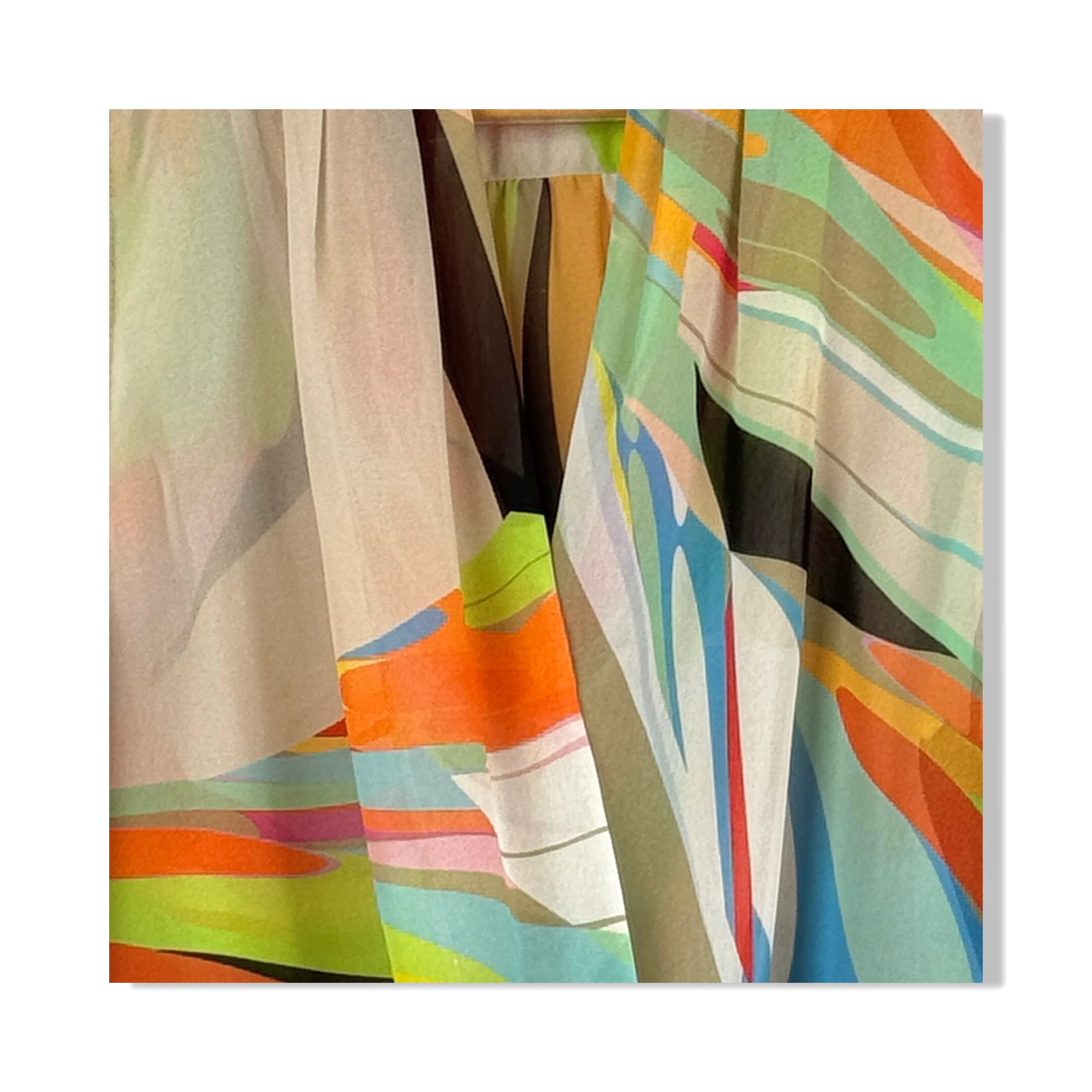 Trina Turk Sheer Wrap Shirt - Image 3