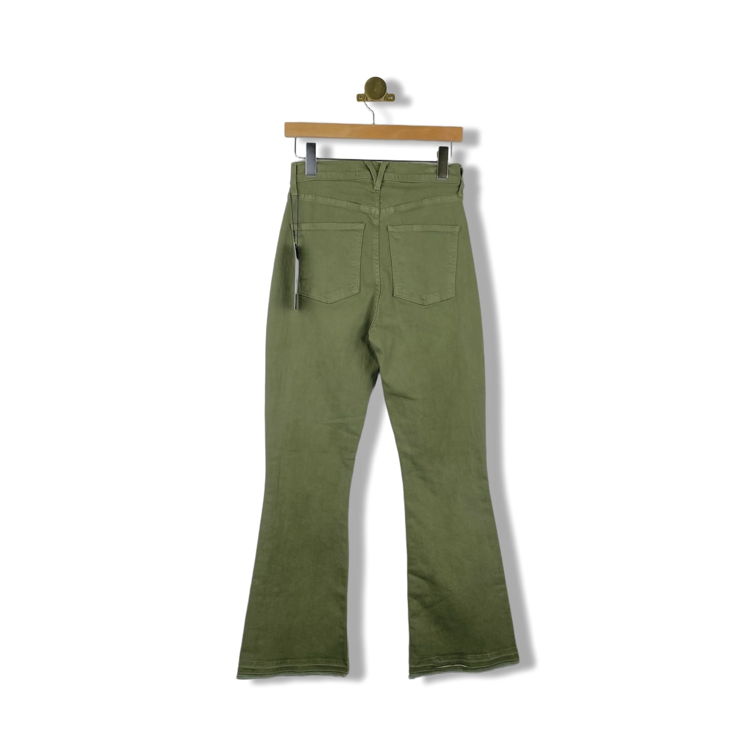 Veronica Beard Carson Ankle Flare Raw Edge Jean - Image 2
