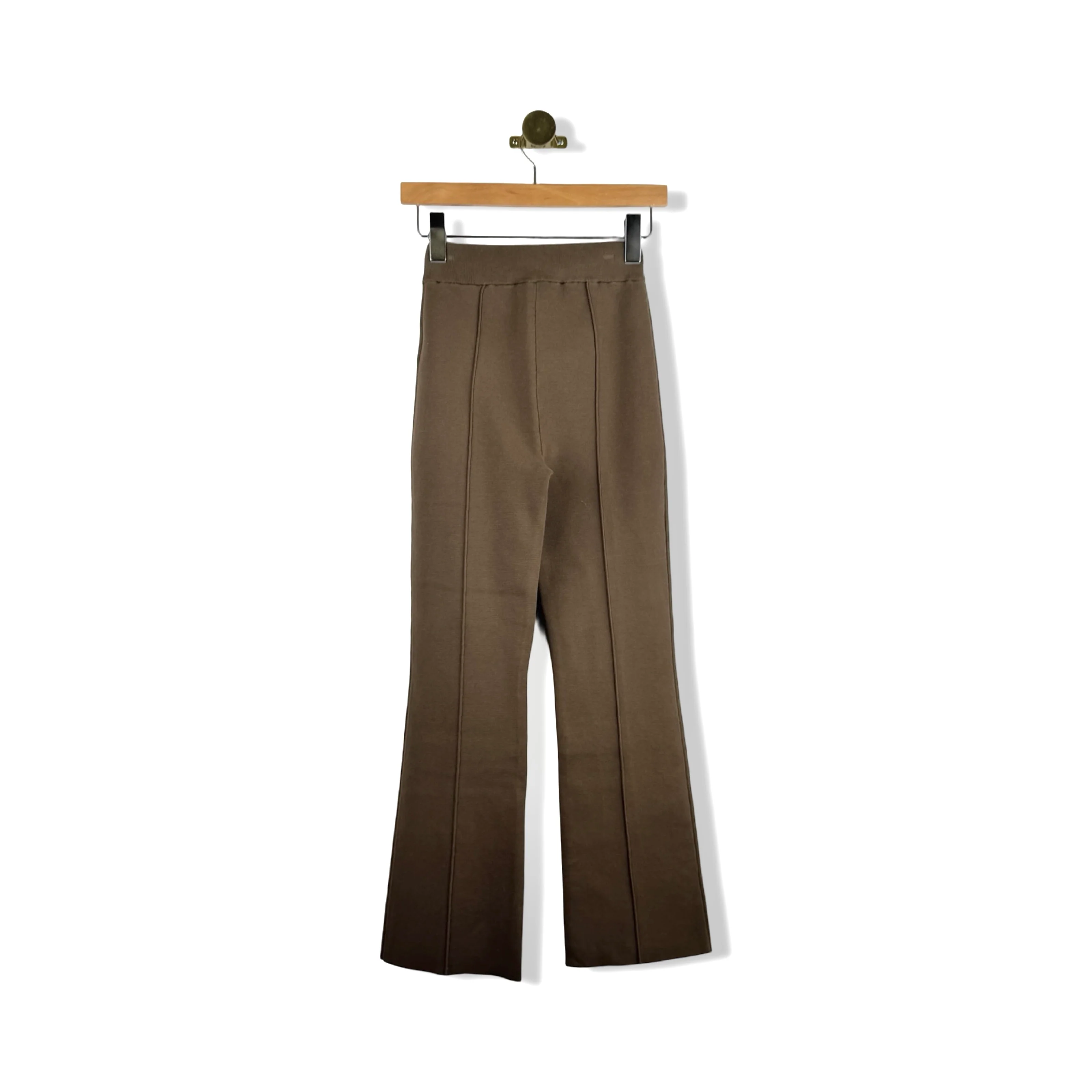 White + Warren Superfine Organic Cotton Kick Flare Pant - Image 3