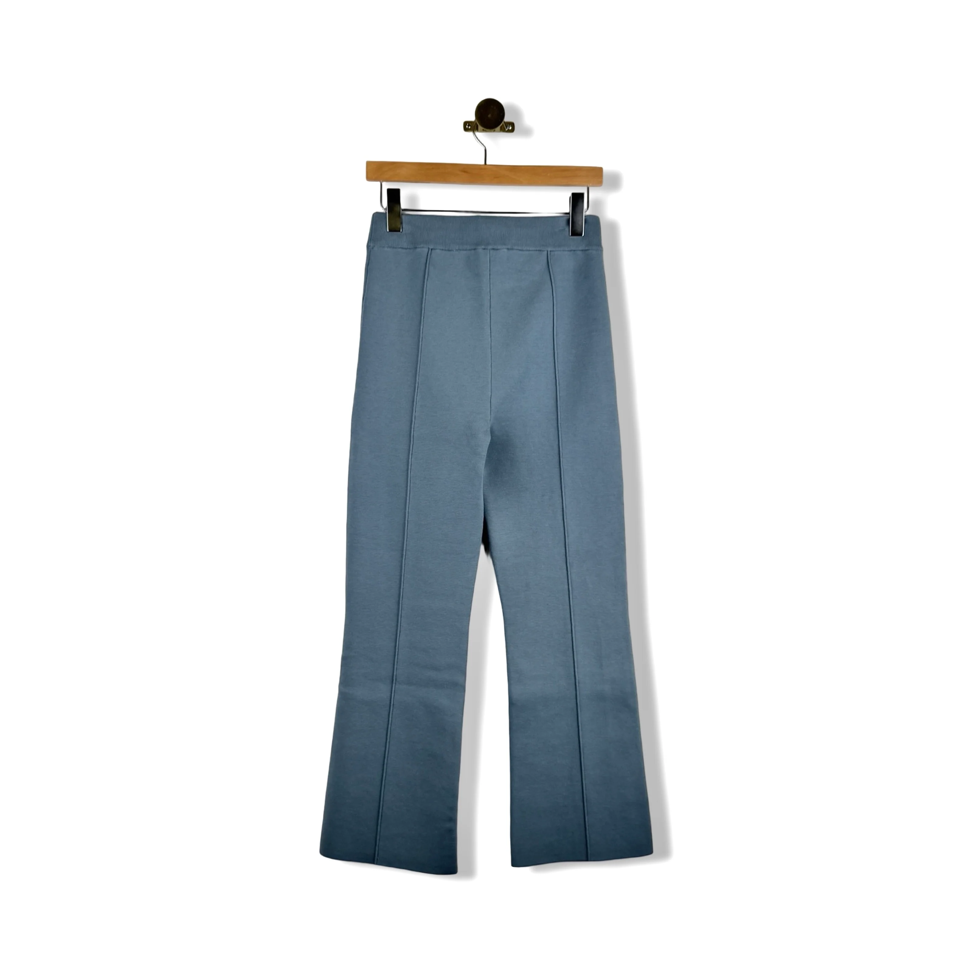 White + Warren Superfine Organic Cotton Kick Flare Pant - Image 4