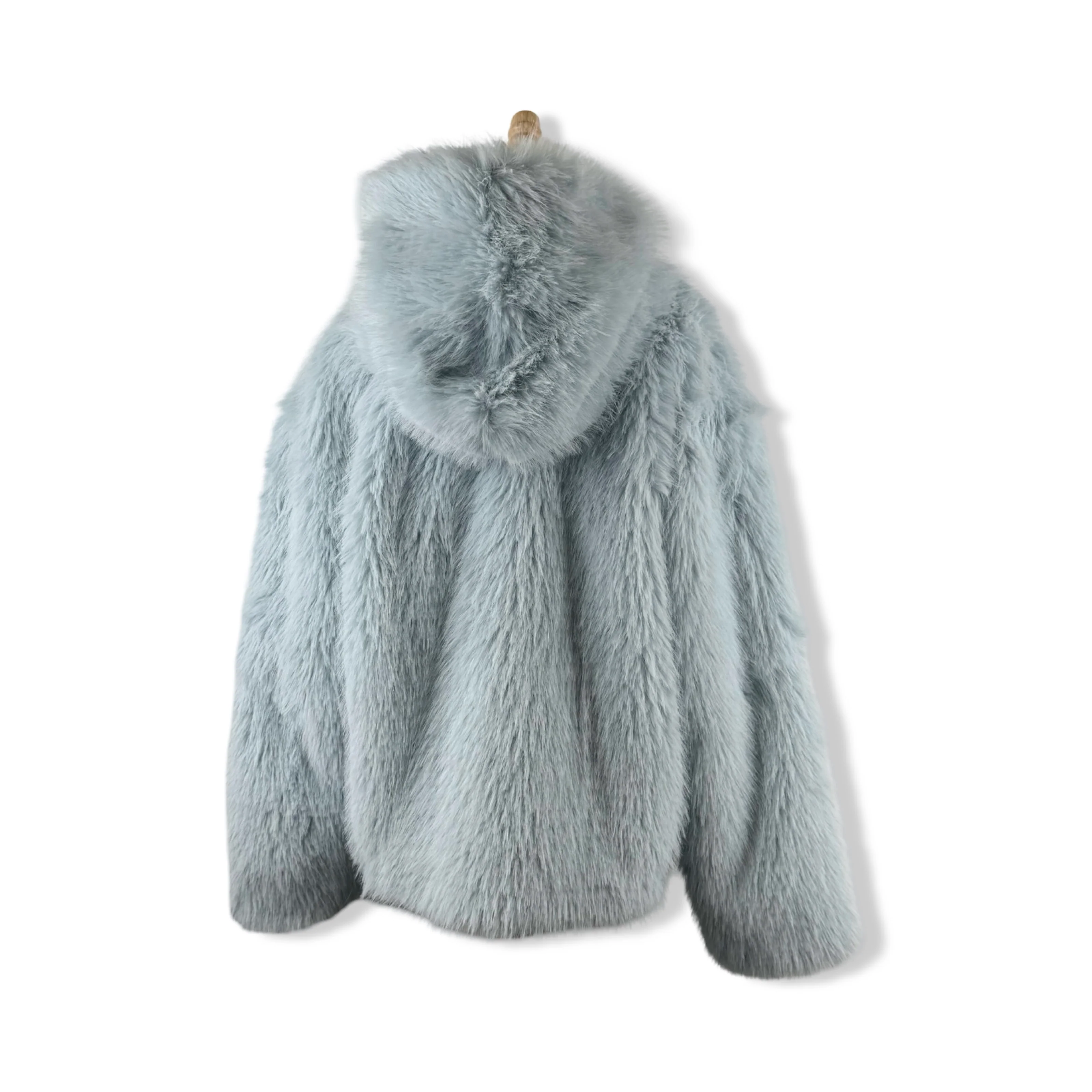 Wild Fable Hooded Faux Fur Coat - Image 4